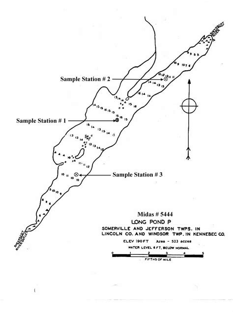 Lakes of Maine - Lake Overview - Long Pond - Windsor, Somerville ...