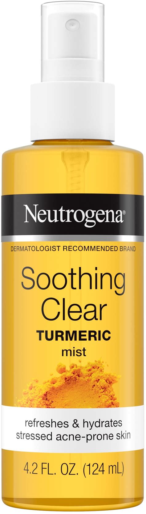 Neutrogena Soothing Clear Calming Facial Mist Spray With Turmeric Hydrating And Refreshing