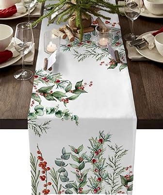 Amazon Creative Linens Holiday Embroidered Snowman And Christmas