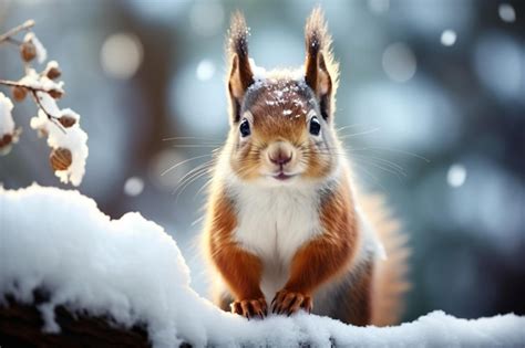 90,000+ Squirrel Winter Pictures