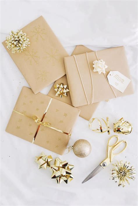 Christmas Gift Wrapping Inspiration - Gold & Cream — Mimi Rose and Me