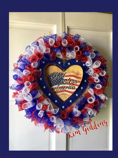 Dollar Tree Fourth Of July Wreath Th Of July Wreath Patriotic