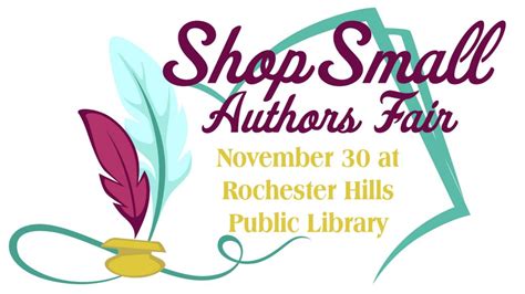 Rochester Hills Public Library Seeks Authors for Inaugural Author Fair