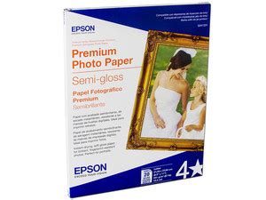 Papel Epson Premium Semigloss Photo Carta 20 Hojas