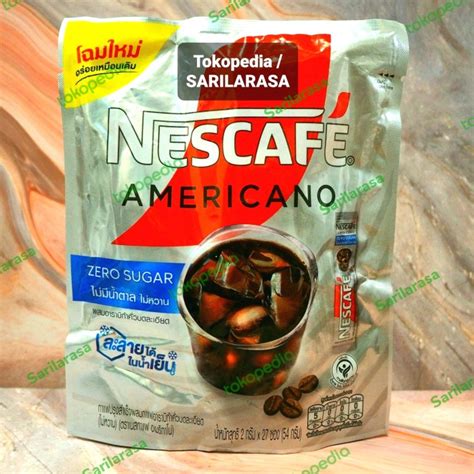 Jual Ada Yang Baru Nescafe Americano Zero Sugar Bisa Panas Bisa