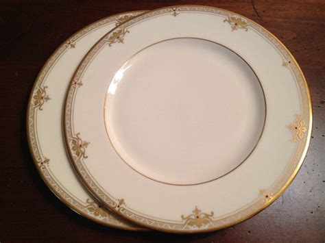 Lenox China 'Republic' Pattern Salad Plates Set of 2