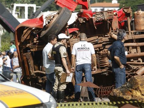 G1 Nova Lima Batida Entre ônibus E Caminhão Deixa Feridos Na Mg 030