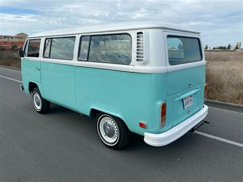 Vw Bus Transporter 1974 California Bus Tiffany Blue Nice For Sale