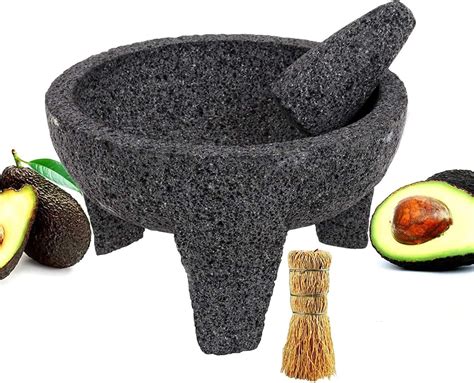 Amazon Molcajete Mortar Pestle Salsera Salsa Guacamole