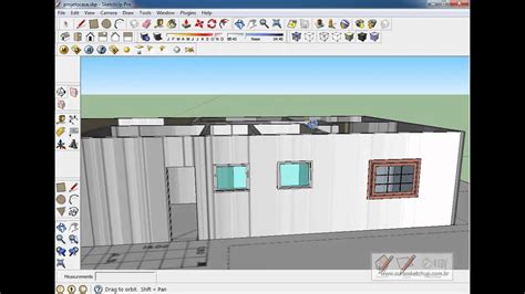 Curso Sketchup Pro Online Aula Gr Tis Aula Inserindo Portas E