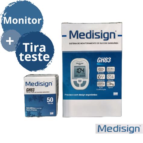 Kit Aparelho Monitor De Glicose E Tiras Fitas De Teste De Glicemia