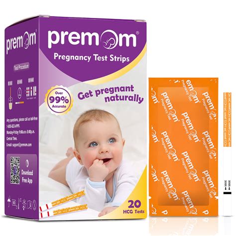 Premom Home Pregnancy Test Strips Rapid Early Detection Kits Pack