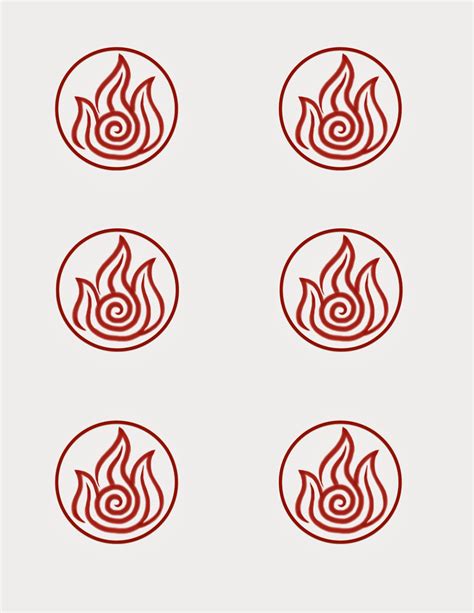 Avatar The Last Airbender Fire Symbols