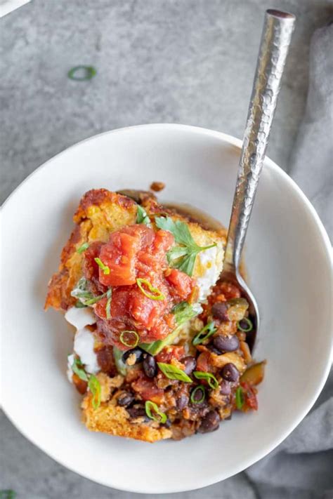 Black Bean Tamale Pie Delish Knowledge