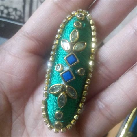 green silk thread saree pin silkthreadmaterialscom