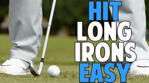 Hit Your Long Irons Easy Off The Tee In Golf • Top Speed Golf