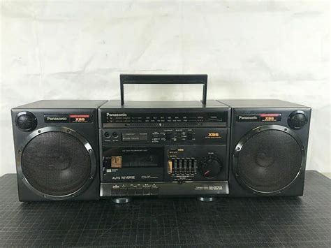 Vintage Panasonic Xbs Rx Cs Boombox Stereo Am Fm Radio Reverb