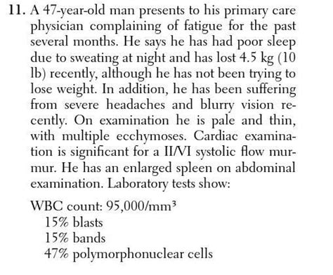 Solved 11 A 47 Year Old Man Presents To His Primary Care