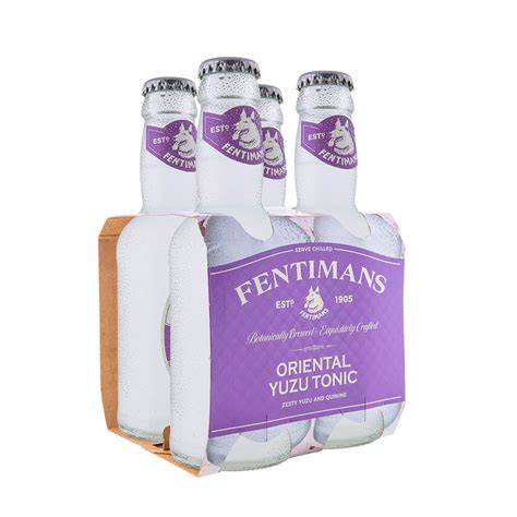 Fentimans Oriental Yuzu Tonic Water 4 Pack 200 Ml