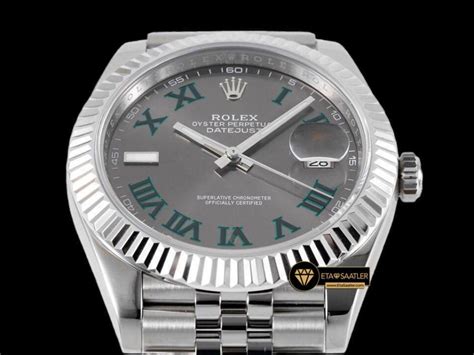 Rolex Datejust 3235 Wimbledon Kadran Clean Factory 41mm Jubile 3235