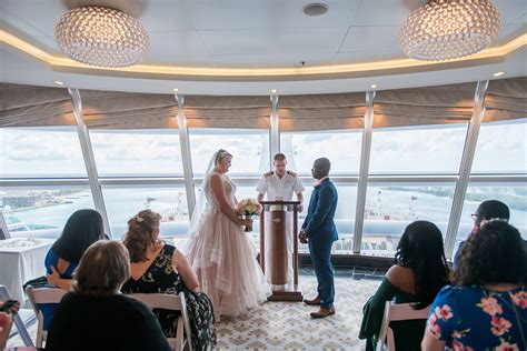 Ceremony In Outlook Lounge Aboard The Disney Dream Disney Cruise