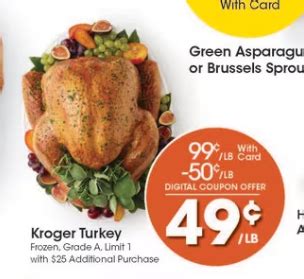 2024 Kroger Thanksgiving Turkey Round-Up (prices vary by Region ...