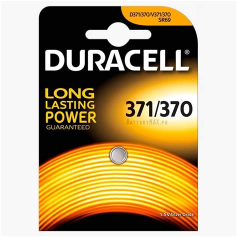 Duracell Button Cell Sr Silver Oxide Battery Pack