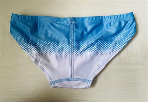 Egde Super Low Rise Bikini Underwear Aqua X White Men S Fashion