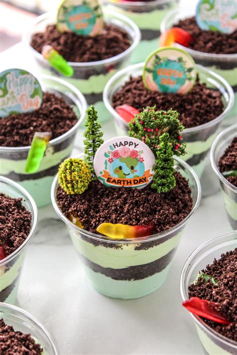 Earth Day Oreo Dirt Cake Cups Baking You Happier