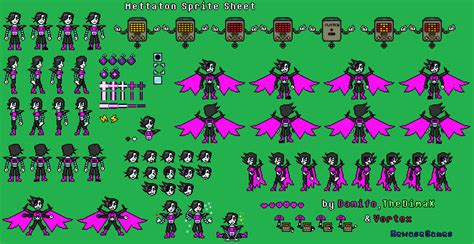 Undertale Mettaton Sprite Sheet By Thedimax On Deviantart