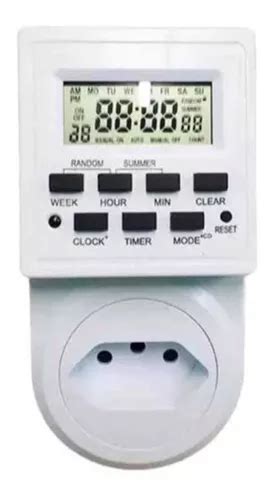 Programador Hor Rio Timer Digital Tomada Energia Bivolt Parcelamento