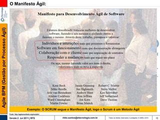 Agile Bpm Gest O Por Processo Gil Ppt