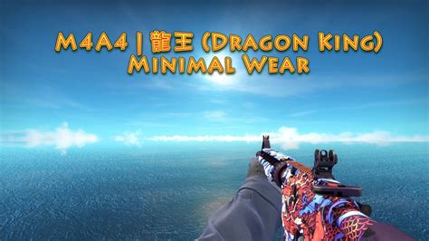 M4a4 Dragon King Minimal Wear Csgo Skin Showcase Youtube