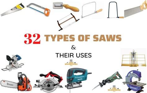 Types Of Saws And Their Uses With Pictures Start Woodworking Now