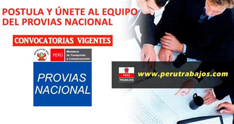 EMPLEO PROVIAS NACIONAL Practicante para la Dirección de Gestión de