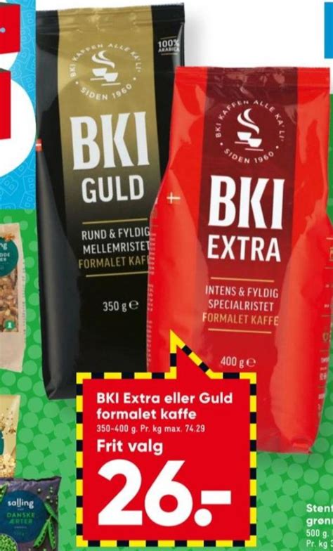 BKI Extra Specialristet Kaffe Formalet Bilka Marts 2023 Alle