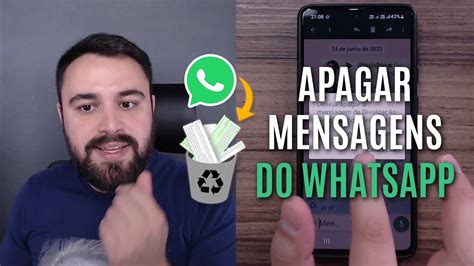 Como Apagar Mensagens E Conversas Do Whatsapp Youtube