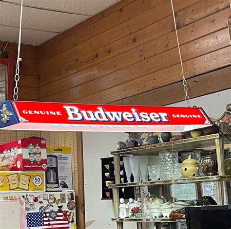 Vintage Budweiser Light Budweiser Pool Table Light Vintage | Etsy