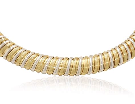 Bulgari Tubogas Gold Necklace Christies