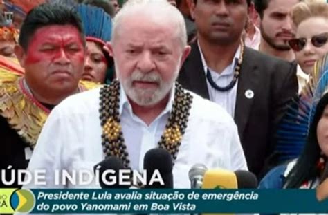 Lula Chega A Roraima E Testemunha Genoc Dio De Yanomamis Minist Rio Da