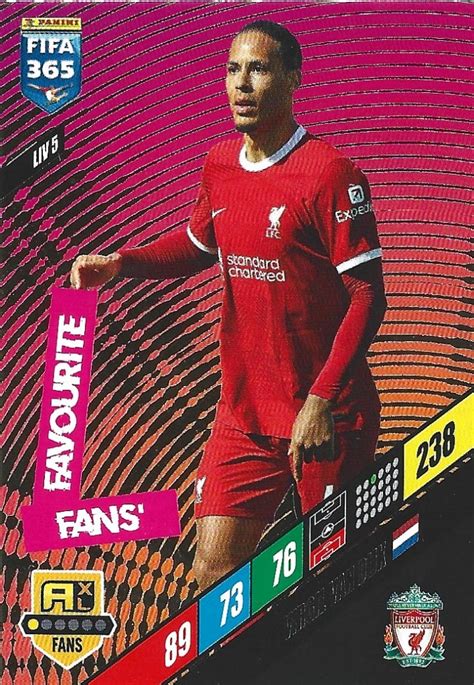 PANINI FIFA 365 2024 FANS FAVOURITE VAN DIJK LIV 5 Gdańsk Kup teraz