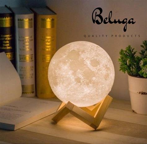 Beluga Quality Products Led Maan Lamp Cm Magische D Print Led