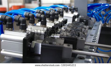 Pneumatic Compact Air Cylinders Air Water Stock Photo Edit Now 1301445211