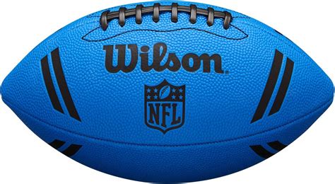 Amazon.com : WILSON NFL Spotlight Football - Blue, Junior Size : Sports ...