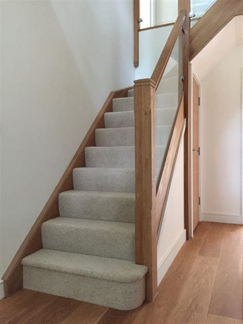 Contemporary Oak Glass Staircase SJC Joinery