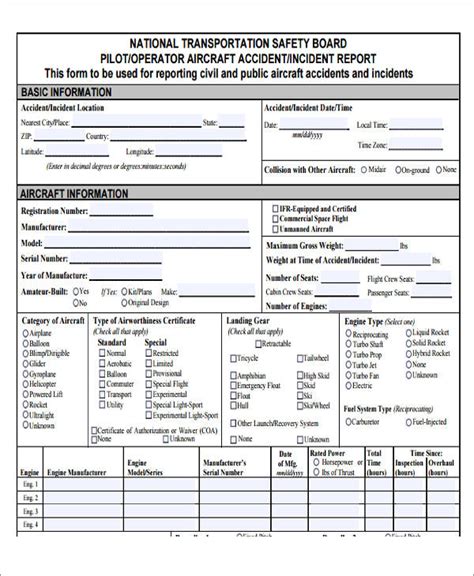 Basic Fire Incident Report Form