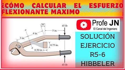 Soluci N Del Ejercicio R Libro Mec Nica De Materiales De Hibbeler