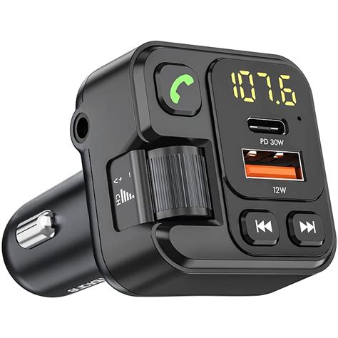 Ambrane Bluetooth FM Transmitter In Car Radio Adapter For Hands Free