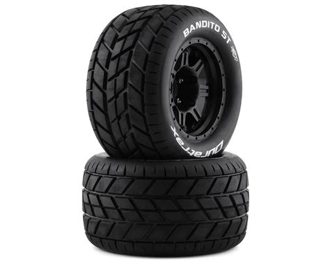 Duratrax Bandito St Belted Pre Mounted Truck Tires W Mm Hex