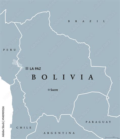 Bolivia Political Map